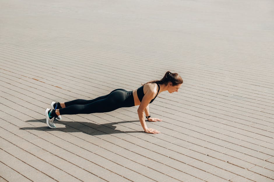 Athlete in a side plank demonstrating core strength and stability